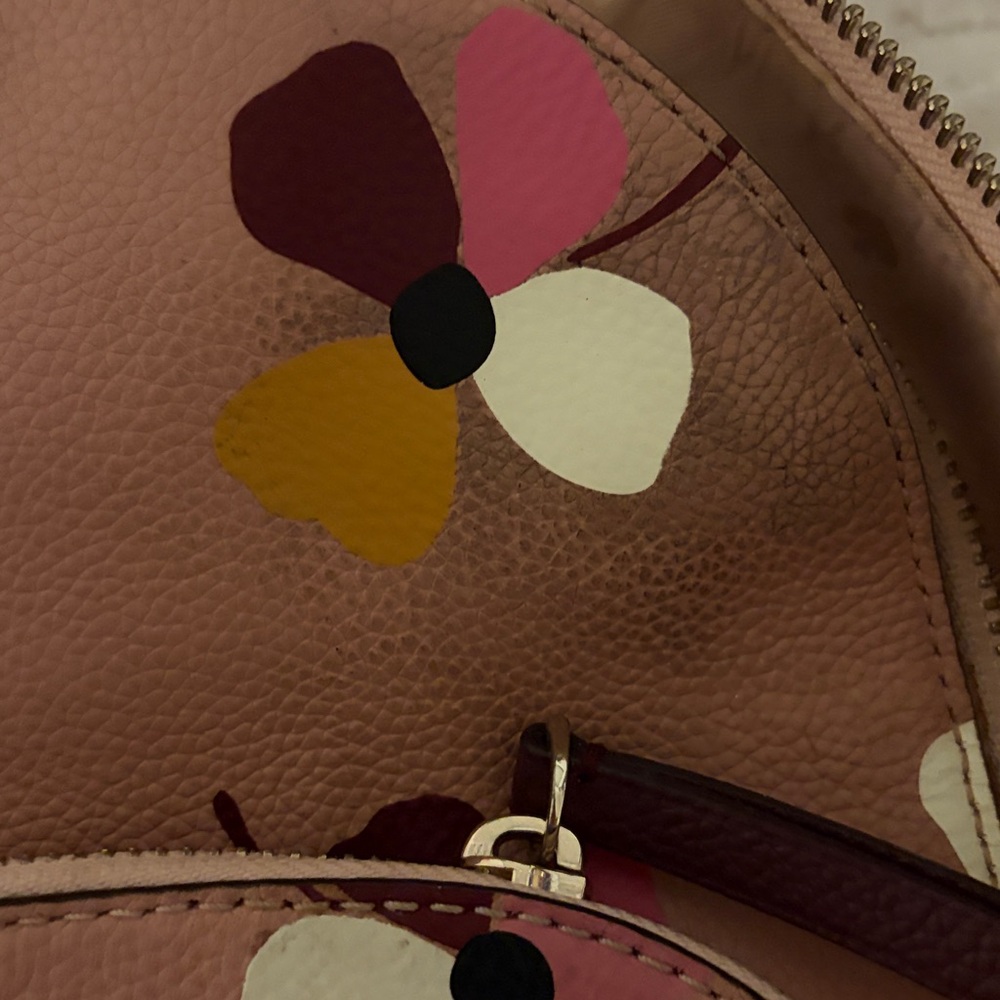 Kate Spade Pink Floral Backpack - image 3